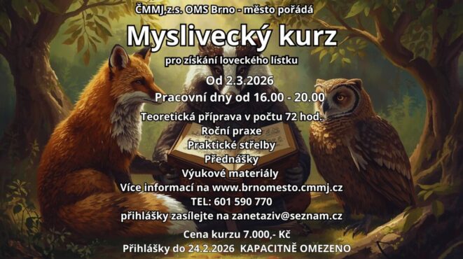 Myslivecký kurz 2026/27